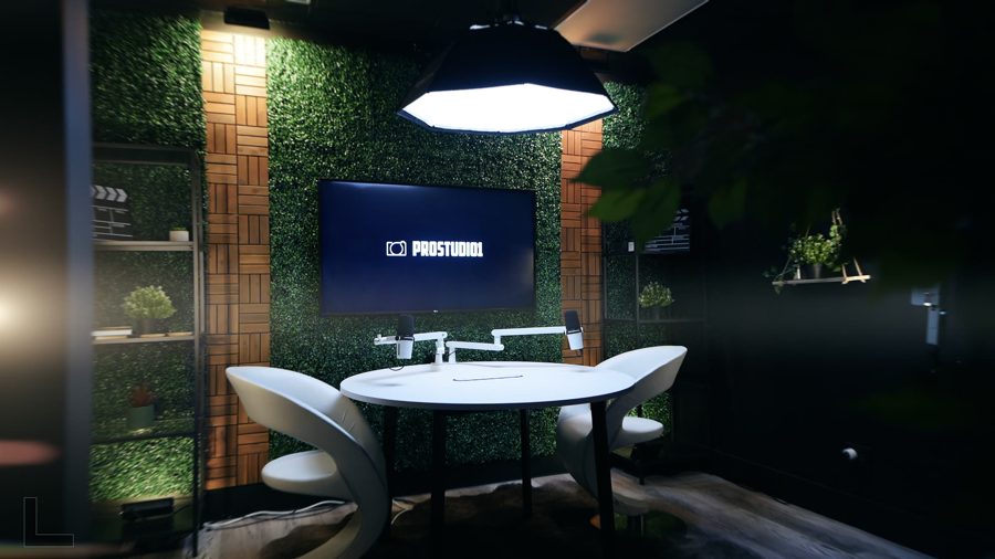ProStudio1, зона «Ток-шоу» — подкаст-студия в Голливуде, Флорида